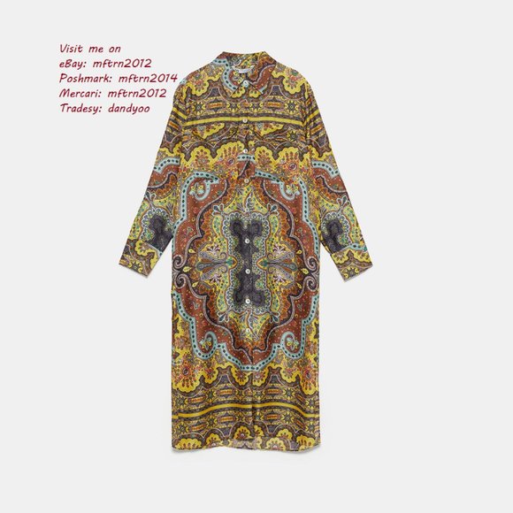 ZARA Printed Tunic with Long Sleeves* - Picture 16 of 16